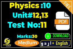 10th class physics chapter wise tests pdf